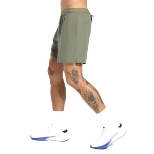 Pantalones Cortos Deportivos de Poliéster para Hombre, Transpirables, de Secado Rápido, con Cintura Elástica, para Verano - Product Image 2