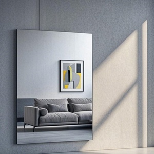 Customizable Frameless Modern <b>Rectangle</b> Oval Bevel Edge Silver <b>Mirror</b> <b>for</b> Half Body Bathroom Dressing <b>Wall</b> Decor Half Round - Product Image 2