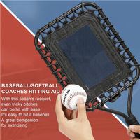Ensemble de filet d'entraînement de pickleball en polyester durable et raquette de pratique noire unisexe pour jeunes, accessoire de sport extérieur JXYX Lyh207
