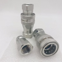 Raccord de connecteur de tuyau d'eau de haute qualité raccord rapide hydraulique en acier inoxydable adaptateur de tuyau d'arrosage de robinet pivotant à 360 degrés