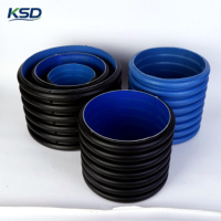 Service OEM ODM SN8 SN16 Tuyau ondulé double paroi en PEHD couleur et longueur personnalisées pour projets de canalisations plastiques à grande échelle