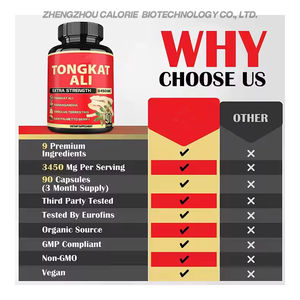 OEM <span class=keywords><strong>Label</strong></span> pribadi grosir dukungan energi kapsul Tongkat Ali akar kapsul organik Tongkat Ali ekstrak kapsul - Product Image 4