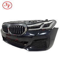 Pour BMW Série 5 G30 G38 : Pare-chocs avant, éclairage de voiture, phare, radiateur, condenseur, ventilateur électrique – Pièce d'origine démontée