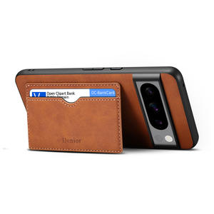Denior | Funda de teléfono de cuero PU con inserción de tarjeta retro resistente a caídas para <span class=keywords><strong>GOOGLE</strong></span> - Product Image 2