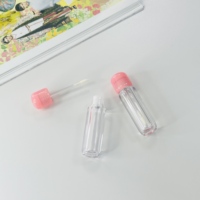 Botol Lip Gloss Kapasitas Kecil Custom, Dispenser Lip Balm, Tabung Lipstik Kosong, Bentuk Unik, Tabung Lip Oil Plastik AS