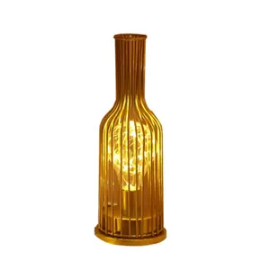 Custom Stand Lamps Small Base 3D Club Crystal Star Plug Cute Table Glass Wine Bottle Jug Decoration Lamp Led Light Night Lights