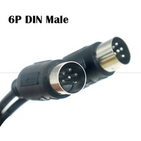 0,2m 1m 2m 3m Shielded MIDI-Verlängerungskabel (Stecker auf Stecker) mit 6-Pin-DIN-Stecker, PVC-Ummantelung für Keyboard, Mikrofon, Gitarre, DVD-Player, Monitor