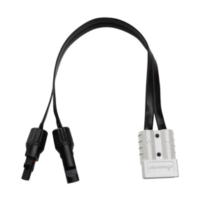 Câble d'extension solaire plat double en PVC de 30 cm de longueur, certifié CE, étanche, pour passage par fenêtre et porte, avec connecteur MC vers prise d'alimentation - Product Image 2