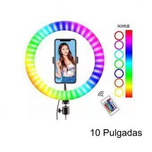 Anneau lumineux LED RGB 36 cm, lampe de bureau, éclairage pour selfie, pour caméra vidéo - Product Image 2