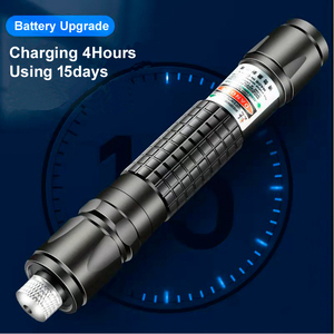 Pointeur laser vert longue distance avec Laser Star Verde Green Strong Lazer avec batterie 18650 emballée avec une boîte en plastique noire - Product Image 4