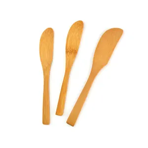 Umwelt freundlich abbaubarer Bambus Mehrzweck Käse Werkzeug Marmelade Spatel Butter messer Brots cheibe Messer Frühstücks spatel