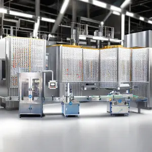 Linea di produzione di tappatura ed etichettatrice automatica 2 teste per detersivo cosmetico per bucato e Shampoo