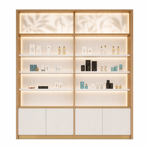 Comptoir de présentation en verre, vitrine en bois pour magasin de cosmétiques, mobilier de caisse, aménagement personnalisé pour salon de beauté - Product Image 4