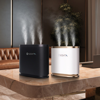 Diffuseur d'huiles essentielles électronique puissant et compact, humidificateur à commande par application et télécommande pour usage domestique