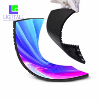 Anpassbares P1.86 Weiches Flexibles LED-Modul 4K SMD-Display Hochauflösende Indoor-Gebogene Bildschirme für Werbung 320x160mm