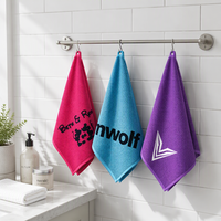 Serviette de sport tricotée antimicrobienne rafraîchissante pour adultes, effet froid instantané pour activités de plein air et de fitness, avec impression de logo personnalisée