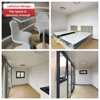 Maison Modulaire Préfabriquée de Luxe 20ft 40ft au Design Moderne, Maison Pod Résidentielle 2 Chambres, Cabane Apple, Maison Mobile à Vendre