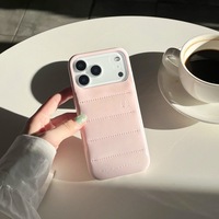 Coque de téléphone portable antichoc tendance avec strass animaux pour iPhone 17/16 Pro Max, couleur unie personnalisée pour iPhone 15/14 Pro