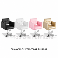 Chaise de Barbier Moderne en Promotion pour Femmes – Prix de Gros Usine, Options de Couleurs – Mobilier et Équipement de Salon pour Salons de Coiffure