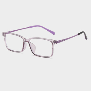 Montura de Gafas Rectangulares de Acero TR90 con Acabado en Cuero, Estilo Vintage Retro, Anti Luz Azul, <span class=keywords><strong>Lentes</strong></span> Acrílicas <span class=keywords><strong>para</strong></span> Hombre y <span class=keywords><strong>Mujer</strong></span>, Color Dorado - Product Image 6