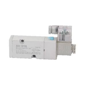 Vanne solénoïde pneumatique triple en acier inoxydable à 2 positions et 5 voies, séparateur huile-eau avec dispositif de retour d'information par interrupteur de fin de course - Product Image 1