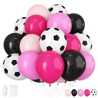 Ballons en latex imprimés football, ballons à motif de ballon de football pour garçons, décoration de fête d'anniversaire sur le thème du sport, guirlande d'arche, fournitures de décoration