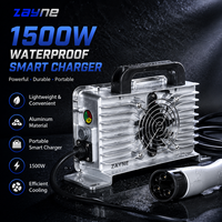 Chargeur de batterie étanche au plomb-acide et au lithium 24V 48V pour chariots de golf, nettoyeurs de sols et équipements de nettoyage