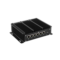 6 * I225V/i226V Opnsense Pfsense Server 1235U DDR5 M.2 6 2,5G MINI PC Firewall Router Pc Ubuntu Cloud Sync HD 12-19V Firewall PC
