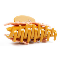 CANYUAN Street Style Orange Point perceuse collante papillon acétate griffe pince mignon rose papillon presse Clip