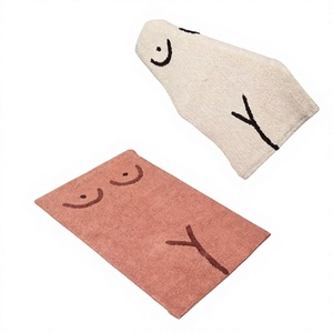 Wholesale Luxury Bath <b>Mats</b> Quick Dry Designer Bath Rugs Multicolor Cotton Machine Made with Softer Technics Custom <b>Bathrooms</b> - Product Image 1