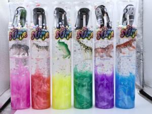 Vente directe fabricant : Jouet slime transparent, voiture RC animale, grand flacon, slime cristallin 6 couleurs, jouets slime boueux - Product Image 1