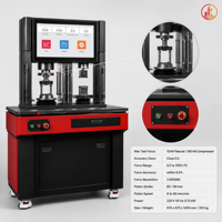 Máquina Automática de Prueba de Flexión y Compresión de 300kN, Probador de Resistencia de Hormigón, Cemento y Mortero, Equipo de Prueba de Cilindros de 10kN