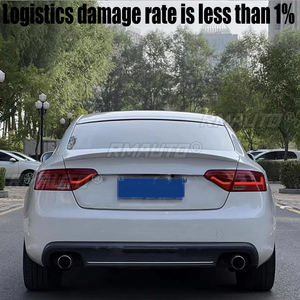 Aileron de coffre arrière pour Audi A5 S5 4 portes 2009 2010 2011 2012 2013 2014 2015 2016, becquet de toit arrière de voiture, aileron séparateur - Product Image 2