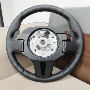 พวงมาลัยรถยนต์หุ้มหนัง PU สีดำ สำหรับ <span class=keywords><strong>BMW</strong></span> ซีรีส์ 5 รุ่น <span class=keywords><strong>G10</strong></span> G20 G30 - Product Image 3