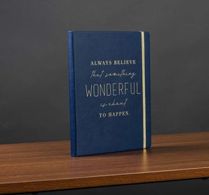 Biểu Tượng Tùy Chỉnh 8X10 Inch Bìa Cứng Da Tạp Chí Cho Các Văn Bản Nguồn Cung Cấp Ban Nhạc Đàn Hồi Lót Tạp Chí Kinh Doanh Sinh Viên Quà Tặng - Product Image 6