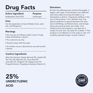 Stock entrepôt US – Livraison directe – Stylo antifongique – Traite la plupart des mycoses, de la dermatite jockeysque et de la teigne – 25 % d'acide undécylénique - Product Image 6