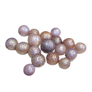 Perlas de escamas de dragón talladas a mano en varios colores, perlas sueltas para la fabricación de joyas - Product Image 5