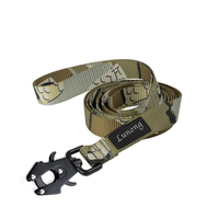 Ensemble collier et laisse pour chien personnalisé de luxe, design tendance, nylon de haute qualité, fermeture rapide, ensemble d'accessoires pour animaux de compagnie durables