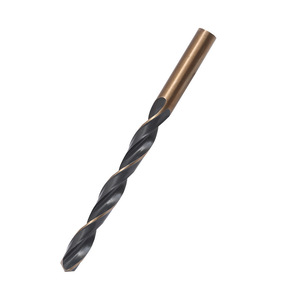 Foret hélicoïdal 4341 à queue droite en acier rapide oxydé noir pour le perçage du métal - Product Image 1