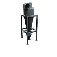 Collecteur de poussière cyclonique personnalisé, structure compacte et gain de place, installation et entretien faciles
