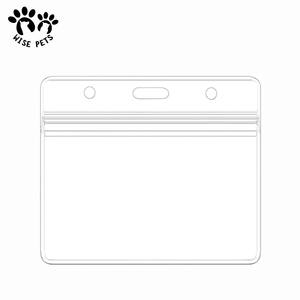 Lanière étanche personnalisée porte-cartes en plastique <span class=keywords><strong>souple</strong></span> badge nominatif <span class=keywords><strong>pvc</strong></span> porte-cartes pour lanière de cou en polyester - Product Image 1