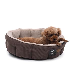 Ls Peppy Buddies Oem Aanpassen Hoge Kwaliteit Corduroy Ronde Huisdier Bed Vos Haar Pluche Hondenbed - Product Image 4