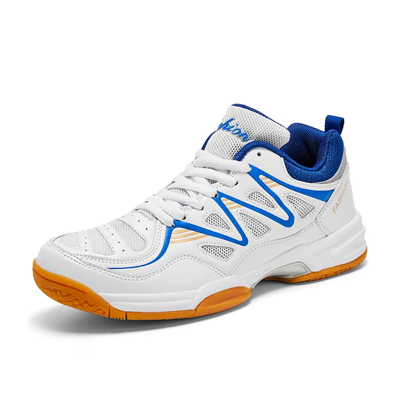 Unisex Stock Tennis Shoes Elastic Sports Sole Badminton Shoes Wear-resisting Volleyball Shoes