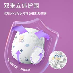 Teddy <span class=keywords><strong>Bear</strong></span> Explorer Pantalones extraíbles de algodón transpirables ultrafinos Pañales para bebés recién nacidos Talla M/L Característica estampada en el XL-3XL - Product Image 6