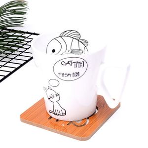 Posavasos de cocina con diseño de dibujos animados huecos, grueso, antiescaldaduras, aislante del calor, mantel individual, almohadillas para ollas, cuencos y tazas de té - Product Image 3
