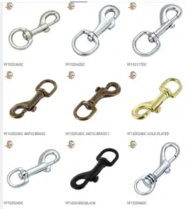 Snap Hook Swivel Solid Brass Brass Snap Hooks For Bags Light Brass Snap Hook