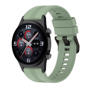 Bracelet de remplacement de bracelet de sport de couleur unie de 22mm réglable avec fermoir pour <span class=keywords><strong>Honor</strong></span> <span class=keywords><strong>Watch</strong></span> GS4 <span class=keywords><strong>GS3</strong></span> Bracelet de <span class=keywords><strong>montre</strong></span> en silicone - Product Image 2