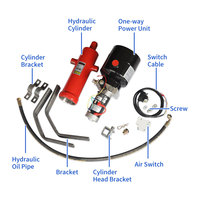 Kit d'unité de puissance hydraulique 24V 2200W pour tricycle électrique à benne basculante, gerbeur manuel, chariot élévateur, pompe hydraulique