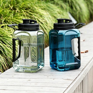 Botella de Agua Deportiva de Gran Capacidad de 2.4L, Libre de BPA, con Asa, Logotipo Personalizado, para Gimnasio, Fitness, Camping, Senderismo, Actividades al Aire Libre, Venta al Por Mayor - Product Image 4