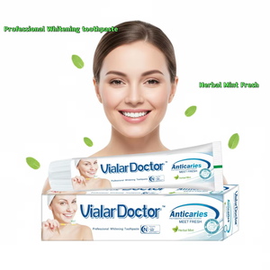 Pasta Dental Herbal Personalizada de 100g 120g para Dientes Sensibles y Cuidado con Aloe Vera, Menta Fresca y Blanqueadora - Product Image 6